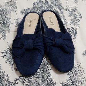 Indigo Rd Navy Blue Suede Flats 7